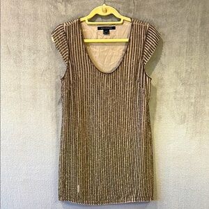 Great Gatsby French Connection Sparkly Dress Sz 6  Party Cocktail New Years Eve